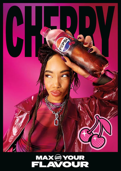 Pepsi Max Cherry - 330ml Cans (Case of 24)