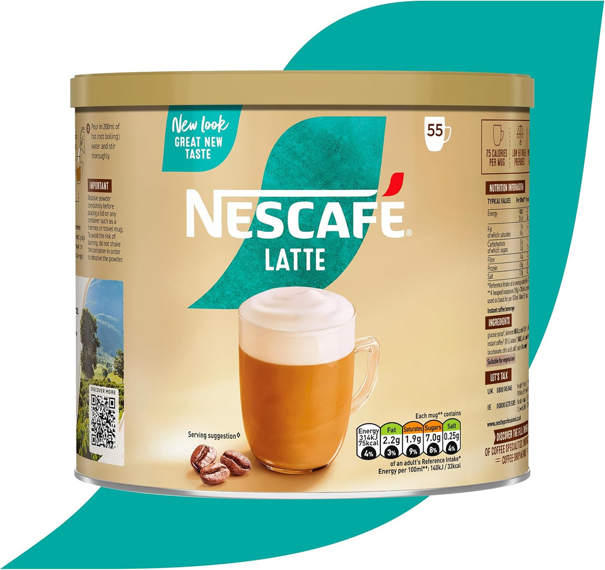 Nescafe Gold Latte: Coffee Tin 1kg