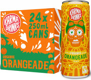 Karma Drinks Organic Orangeade Fizzy Soft Drink 250ml - Case of 24