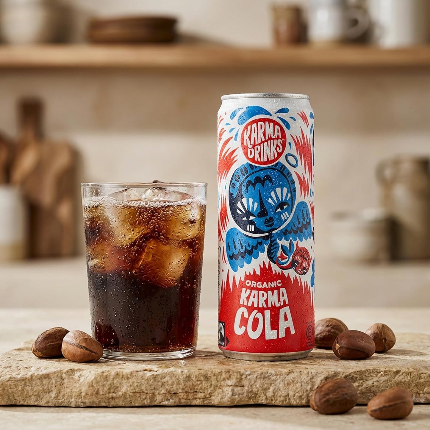 Karma Drinks Karma Cola Fizzy Soft Drink 250ml - Case of 24