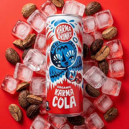 Karma Drinks Karma Cola Fizzy Soft Drink 250ml - Case of 24