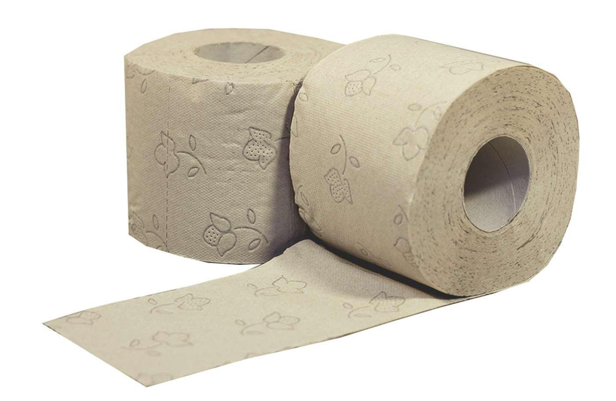 Eco Natural 250sht 3ply Havana Extra Soft Toilet Rolls - (pack of 6) - Vending Superstore