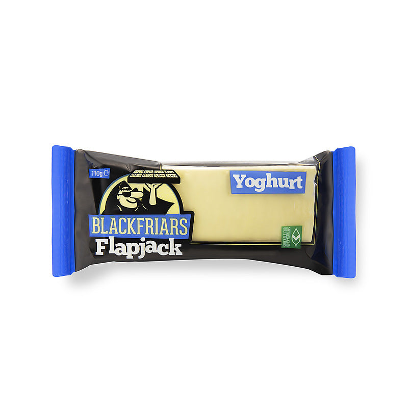 BlackFriars Individually Wrapped Flapjacks - Yoghurt Topped - 110g (Box of 25)