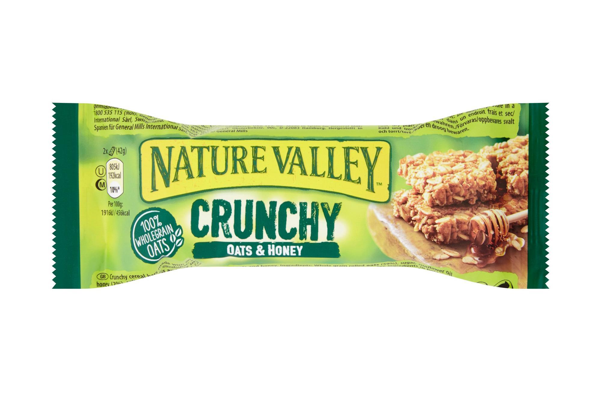 Nature Valley Crunchy Bar Oats & Honey 42g (18 Pack) Individually Wrapped - Vending Superstore