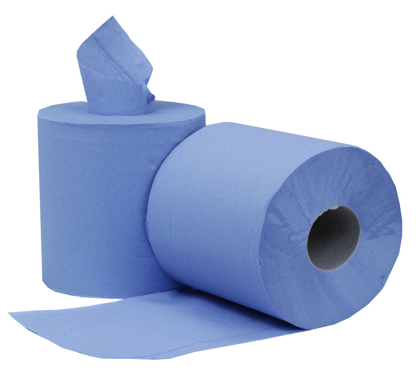 Pro Centrefeed Paper Rolls 2-Ply Blue - 16.6cm x 120m - Pack of 6
