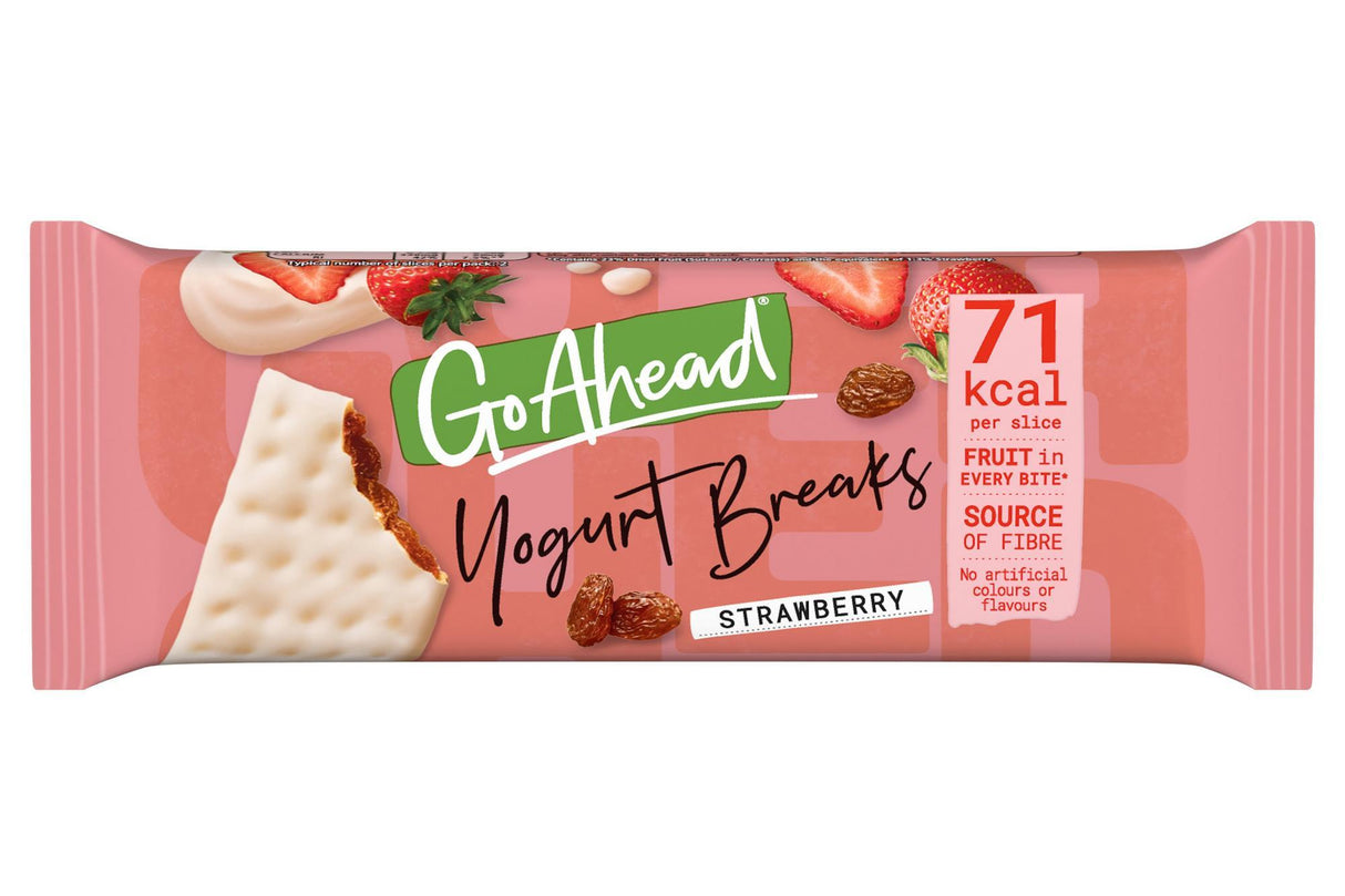 Go Ahead - Strawberry Yogurt Breaks - 24 Pack Cereal Bars (Twin Packs) - Vending Superstore