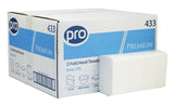 PRO Z-Fold White 2 Ply Paper Hand Towels - 23x23cm (Case of 3000) - Vending Superstore