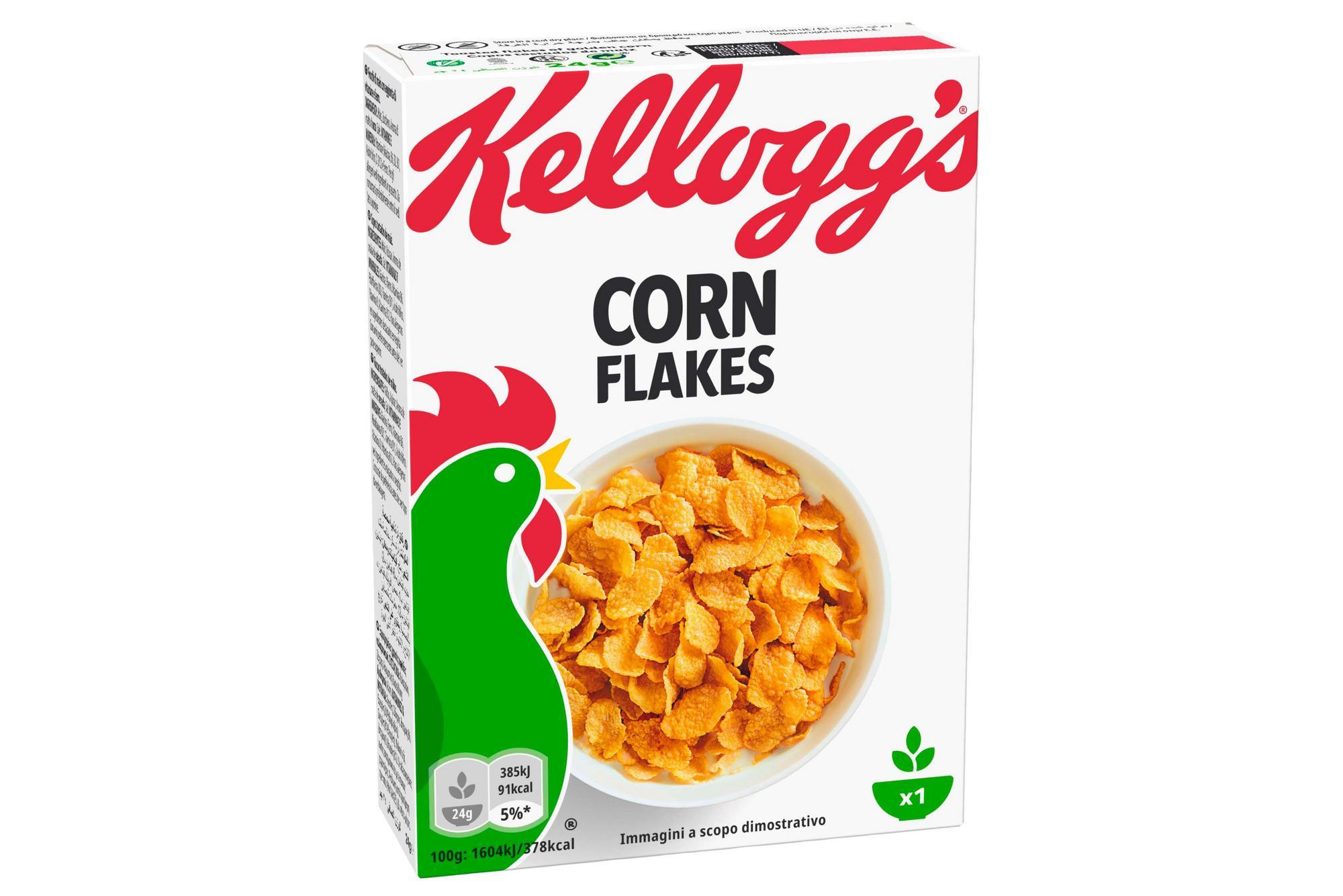 Kellogg's Corn Flakes Individual Portion Packs (40 x 24g) - Vending Superstore