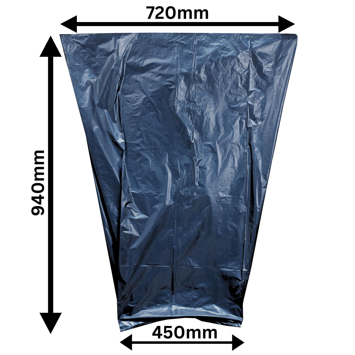 PREM Heavy Duty Black Refuse Sacks - (Box of 200)