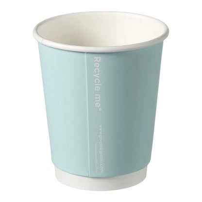 8oz Confetti Mixed Colour Double Wall Hot Cups - Case of 500