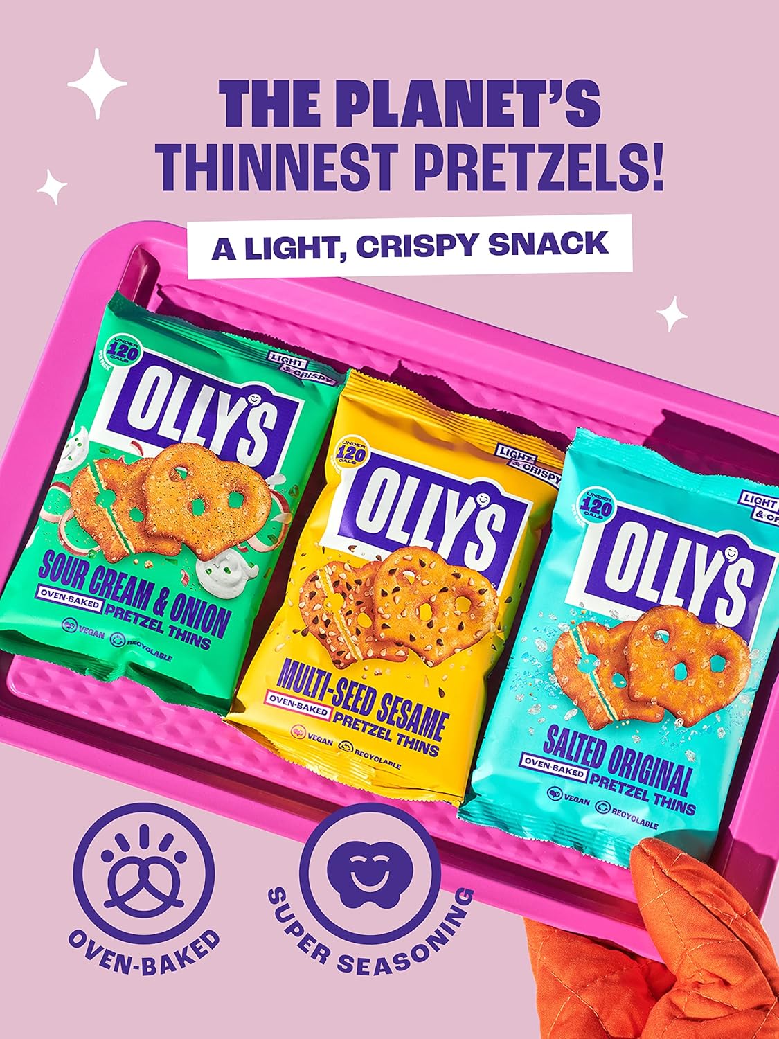 Olly's Pretzel Thins Sweet Chilli 35g (Box of 10)