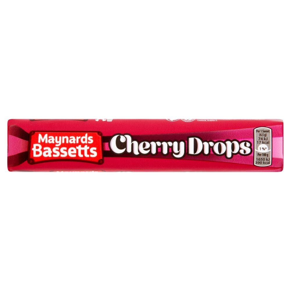 Maynards Basset Cherry Drop Roll - 40x45g - Vending Superstore