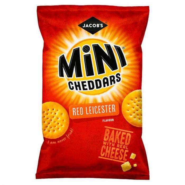 Jacob's Mini Cheddars Red Leicester 45g (30 Pack) - Vending Superstore