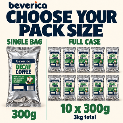 Beverica Decaf Instant Vending Coffee - 300g