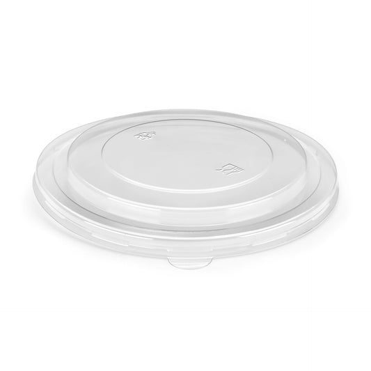 Clear PET Lids for Round Kraft Deli Bowls 500/750/1000ml - Case of 300