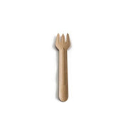 Kraft  Strong Paper / Cardboard Forks - Disposable - Compostable - Pack of 100
