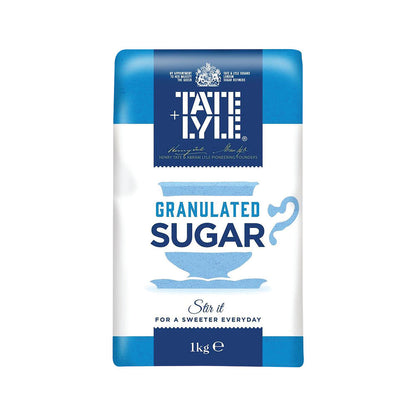 Tate & Lyle White Granulated Sugar – 1kg Bag
