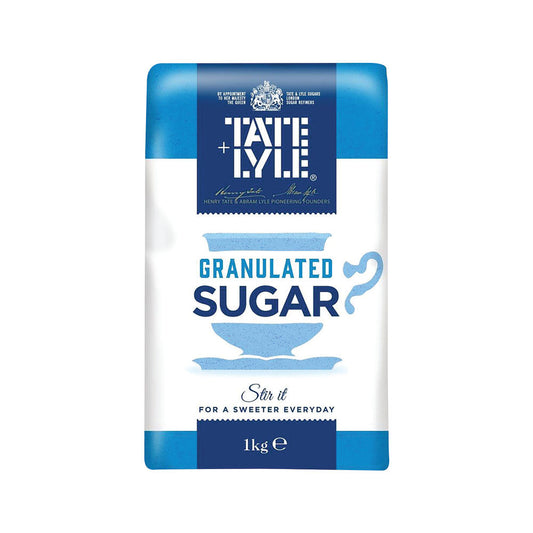 Tate & Lyle White Granulated Sugar – 1kg Bag