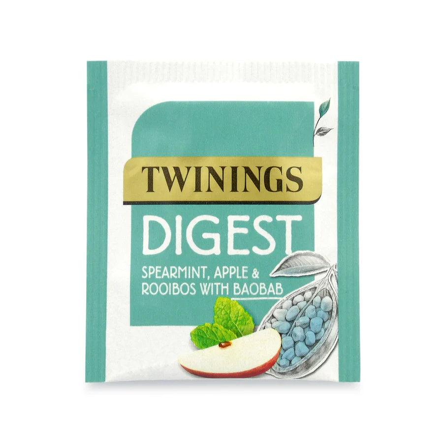 Twinings Tea: Superblends Digest Spearmint Apple & Rooibos with Baobab Envelope Tea Bags - 20 Bags - Vending Superstore