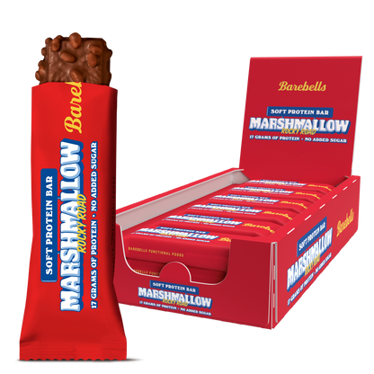 Barebells Marshmallow Rocky Road Soft Protein Bars 55g – (Box of 12)