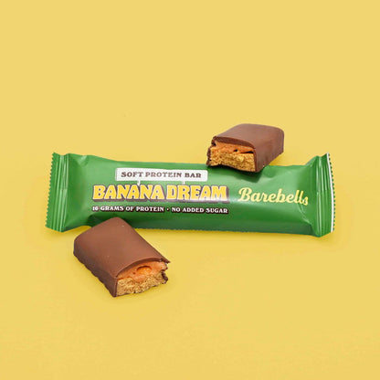 Barebells Banana Dream Soft Protein Bars 55g – (Box of 12)