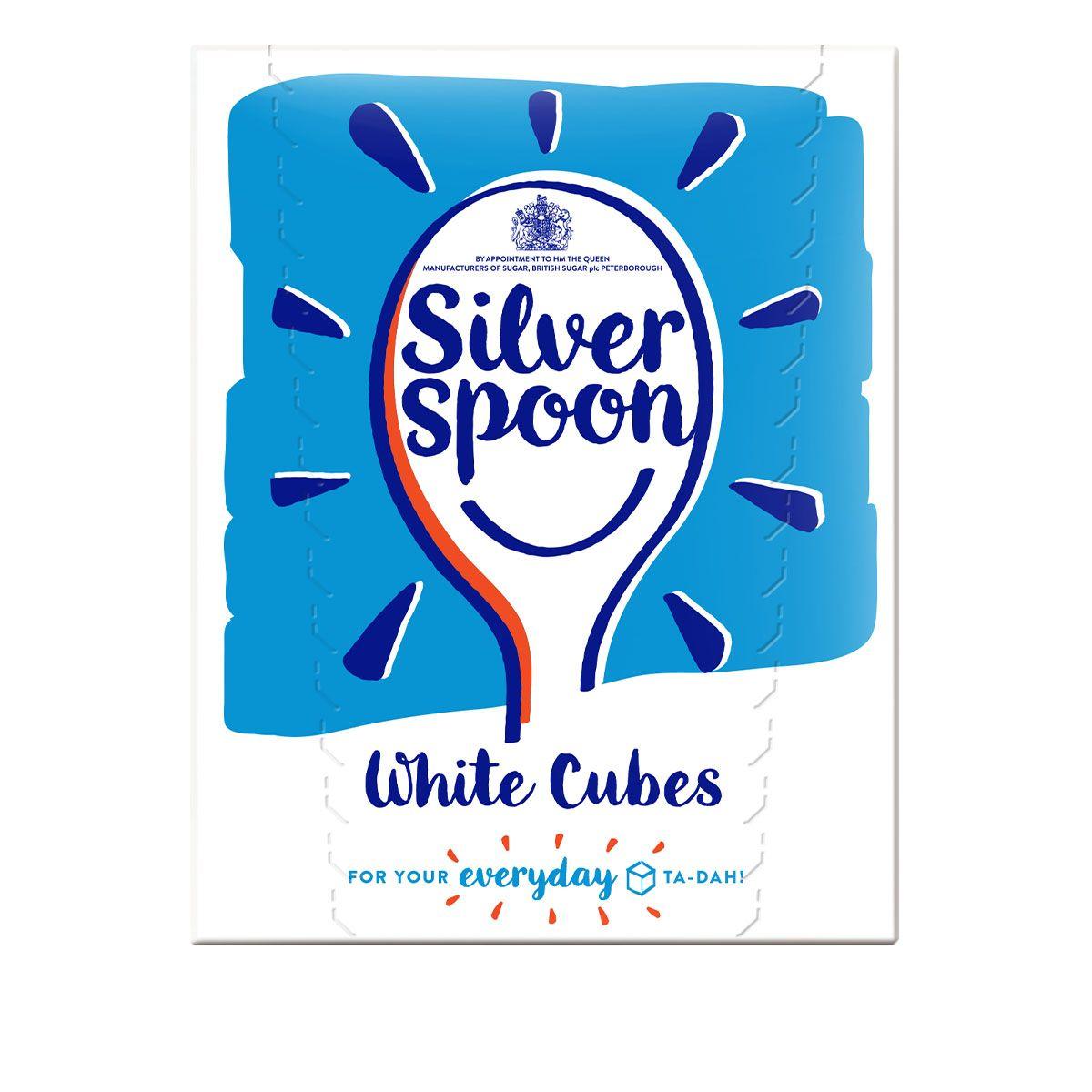 Silver Spoon - Cafe Sugar Cubes - White Carton - 750g (Rough Cut) - Vending Superstore