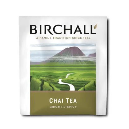 Birchall Tea - Individually Wrapped Chai Tea Envelope Tea Bags (Box of 25)