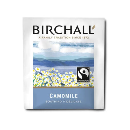 Birchall Tea - Individually Wrapped Camomile Envelope Tea Bags (Box of 25)