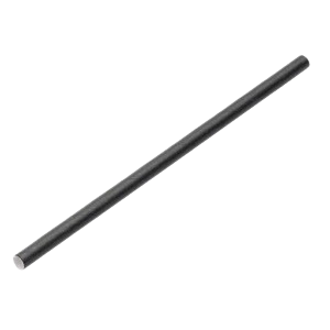 Biodegradable Black Paper Cocktail Straws 5.5inch - 6mm Diameter (Pack ...