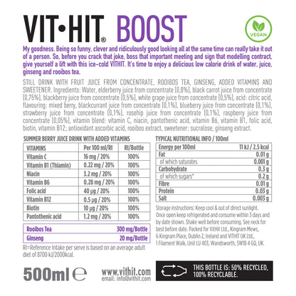 Vit-Hit Berry Boost - 500ml (Pack of 12)
