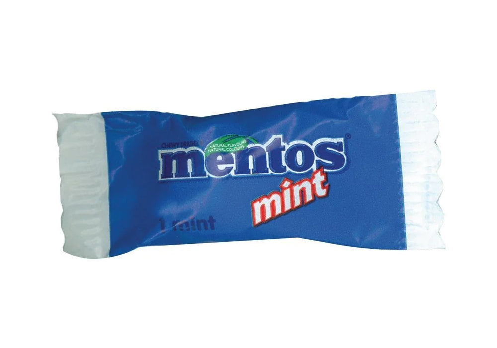 Mentos: Individually Wrapped Mint Mentos - 2.1kg (Box of 700)