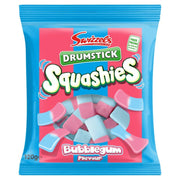 Swizzels Squashies Bubblegum - 120g - Sweet Bags  (Pack of 12)