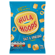 Kp Hula Hoops Salt & Vinegar - 34g (Box of 32)