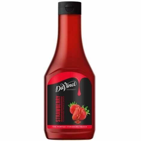 DaVinci Strawberry Drizzle Topping Sauce 500g - Vending Superstore