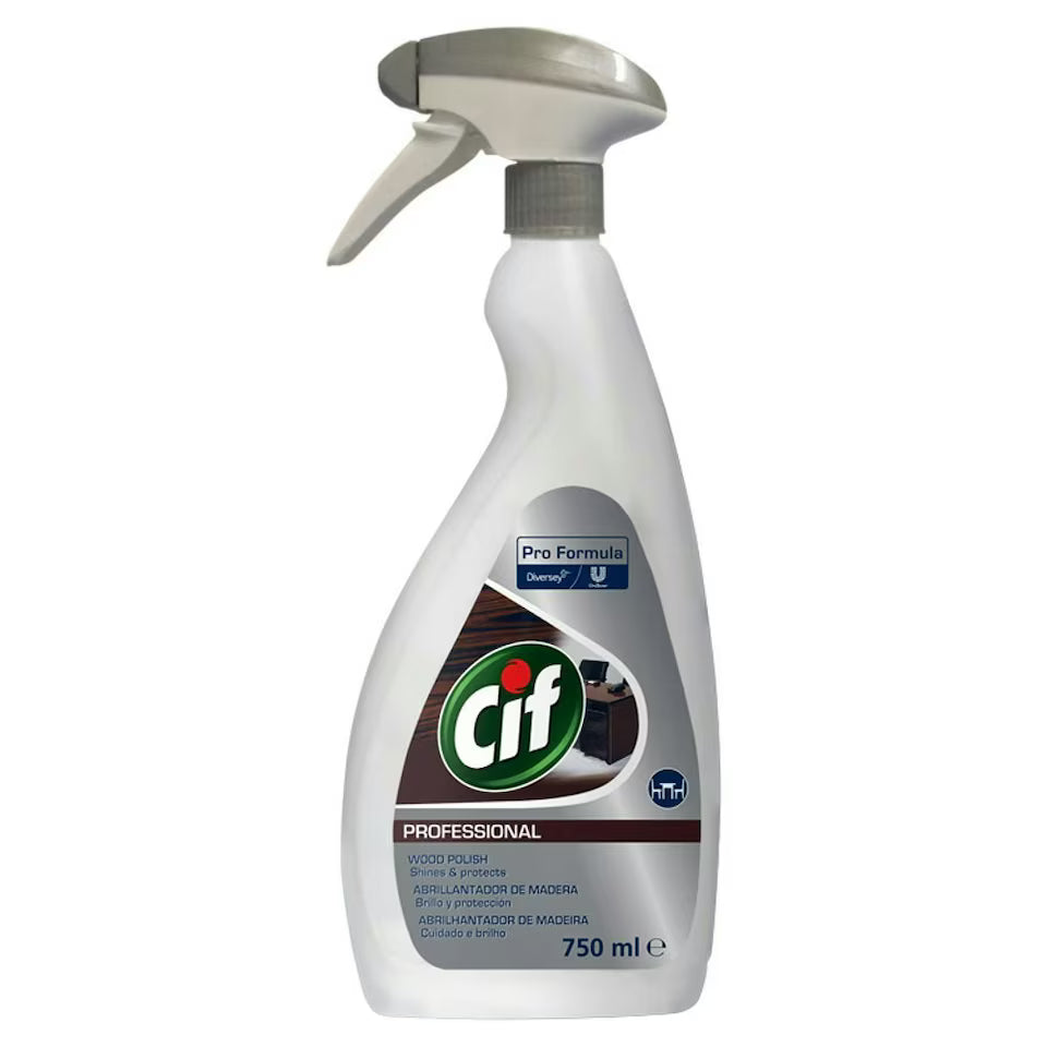 Cif Pro Formula Wood Polish 750ml - Pack of 6