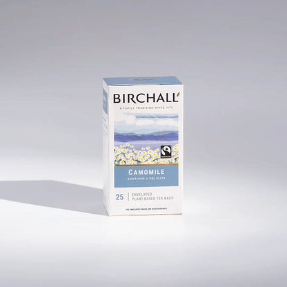 Birchall Tea - Individually Wrapped Camomile Envelope Tea Bags (Box of 25)