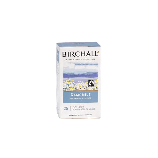 Birchall Tea - Individually Wrapped Camomile Envelope Tea Bags (Box of 25)
