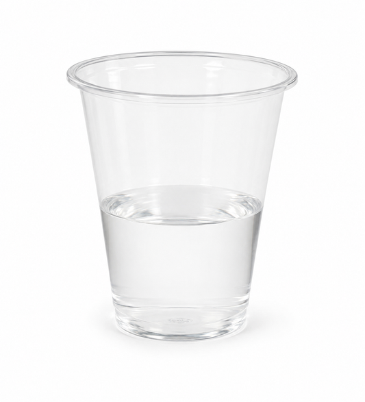 7oz / 200ml Clear Plastic Disposable Water Cups - (Box of 2000)