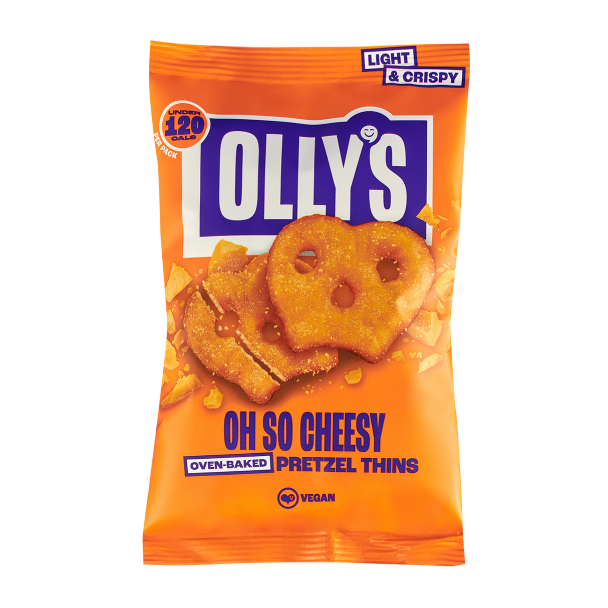 Olly's Pretzel Thins Oh So Cheesy 35g (Box of 10)