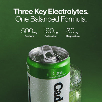 Cadence Citrus Zero Sugar Electrolyte Drink 330ml - Case of 12