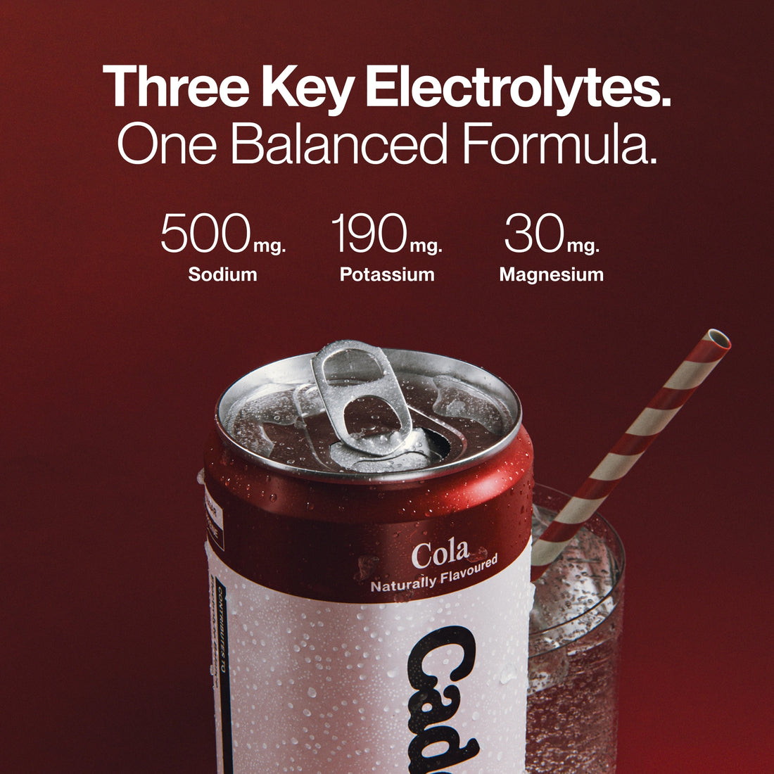 Cadence Cola Zero Sugar Electrolyte Drink 330ml - Case of 12