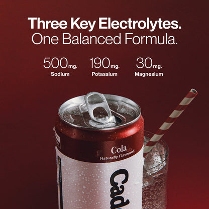 Cadence Cola Zero Sugar Electrolyte Drink 330ml - Case of 12