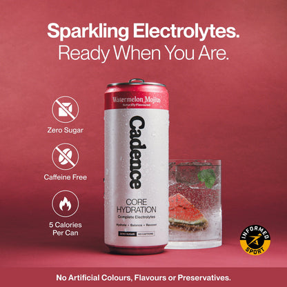 Cadence Watermelon Mojito Zero Sugar Electrolyte Drink 330ml - Case of 12