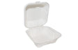 Bagasse Burger Box Square 6” Pack Of 125 - Vending Superstore