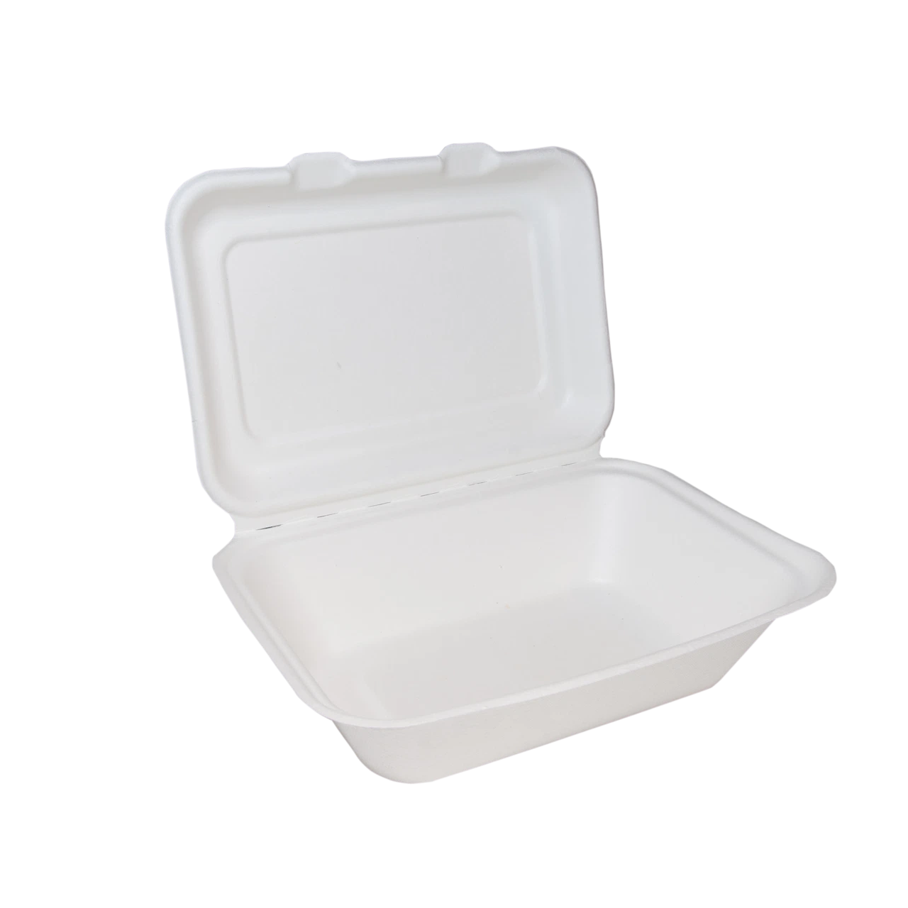 Bagasse Clamshell Meal Boxes 7x5" - Case of 500