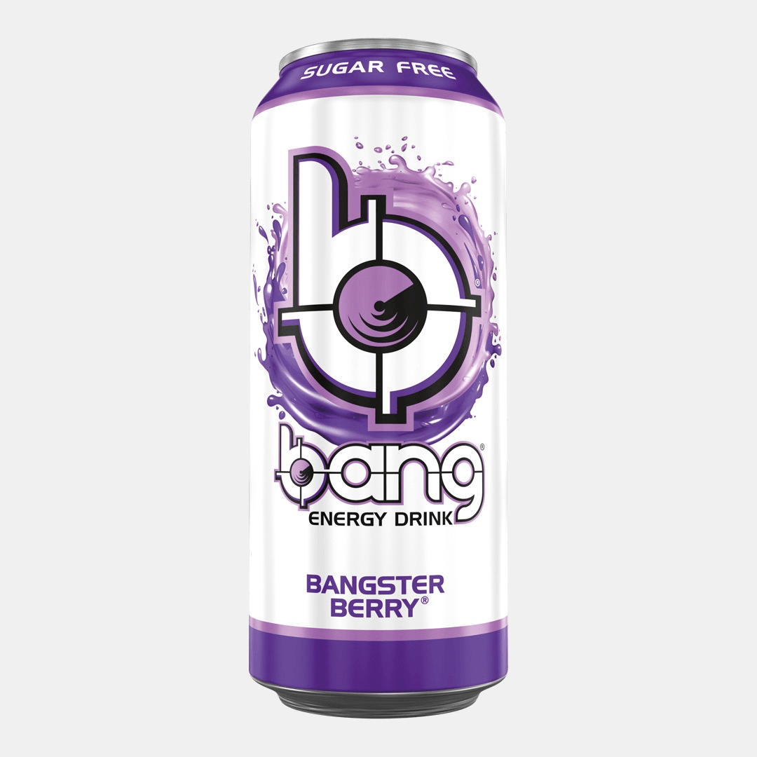 Bangster Berry Bang Energy Drink - 12-Pack (500ml Cans) | UK Stock - Vending Superstore