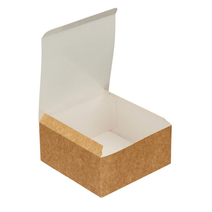 5x5" Kraft Burger Boxes - Case of 500