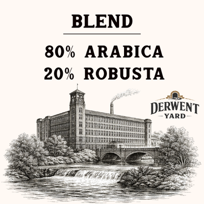 Derwent Yard Coffee - Mill Roast Blend - Premium Coffee Beans (Full Case or 1KG Bags)