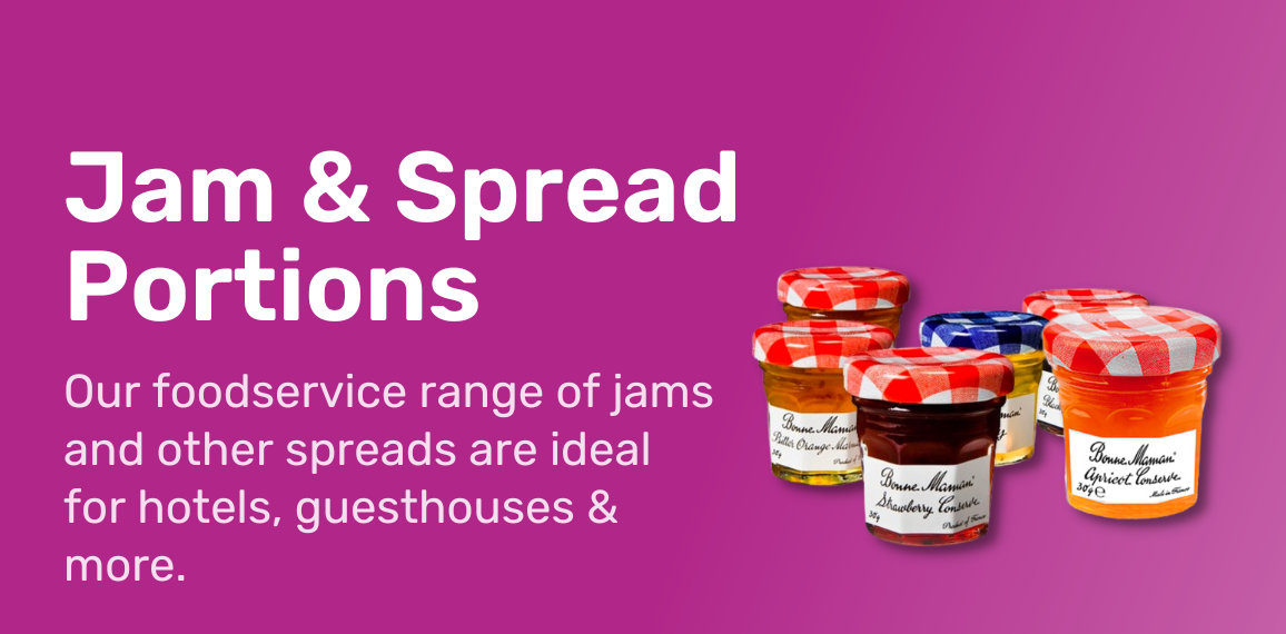 Individual Jam Portions Hartleys, Tiptree and More
