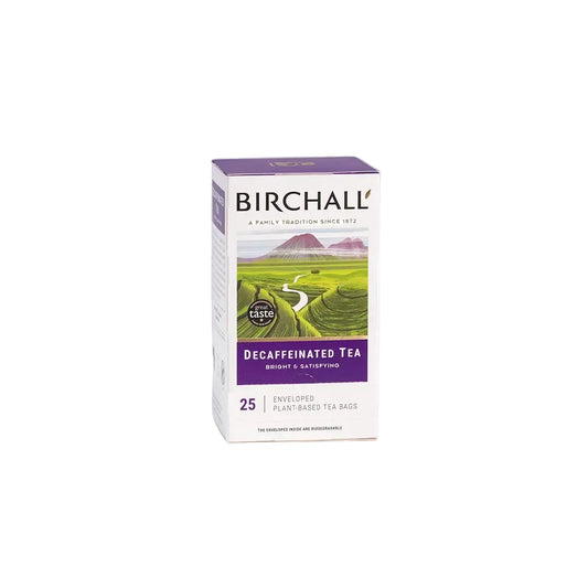 Birchall Tea - Individually Wrapped Decaffeinated Envelope Tea Bags (Box of 25)
